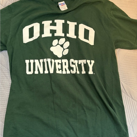 Jerzees Shirts Vintage Jerzees Green Ohio University Shirt Size Medium Poshmark